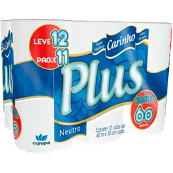 PAPEL HIG CARINHO FS 60M COM 12UN NEUTRO